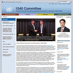1540 Committee - Legislative Database