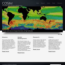 Los Alamos Climate Ocean and Sea Ice Modeling: Software: SCRIP