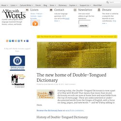 Double-Tongued Dictionary