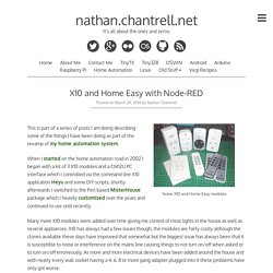 X10 and Home Easy with Node-RED