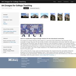 Art Images for College Teaching