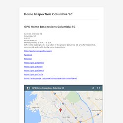 Home Inspection Columbia SC