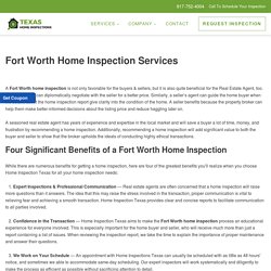 Home Inspection in Fort Worth, Texas