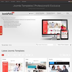 Joomla Templates - Professional Joomla Templates