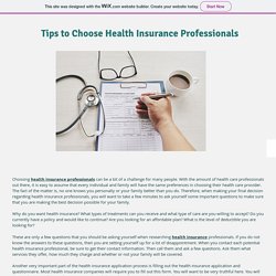 Where to Find Information About Local Health Insurance Agents?
