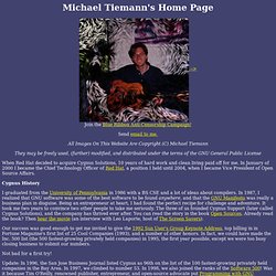 Home page for Michael Tiemann