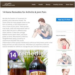 14 Home Remedies for Arthritis & Joint Pain