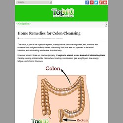 Home Remedies for Colon Cleansing
