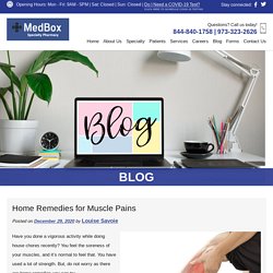 Home Remedies for Muscle Pains
