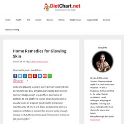 Home Remedies for Glowing Skin