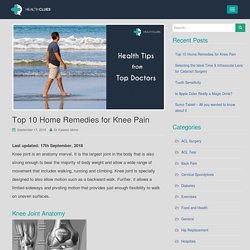 Top 10 Home Remedies for Knee Pain - HealthClues