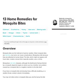 13 Home Remedies for Mosquito Bites: Ways to Stop the Itch