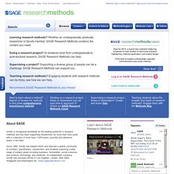 SAGE Research Methods