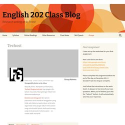 English 202 Class Blog