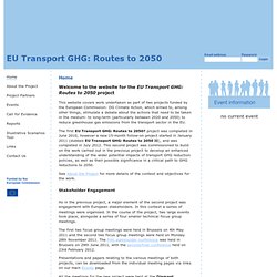 EU Transport GHG: Routes to 2050