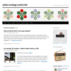 urban ecology centre bxl
