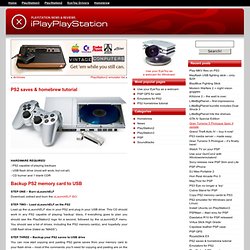 PS2 saves & homebrew tutorial : iPlayPlayStation.com