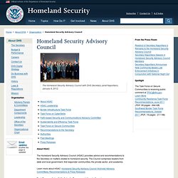 Homeland Security Advisory Council (HSAC)