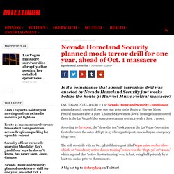Nevada Homeland Security planned mock terror drill for one year ahead of Oct. 1 massacre