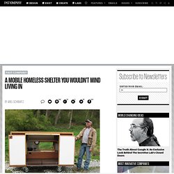A Mobile Homeless Shelter You Wouldn't Mind Living In