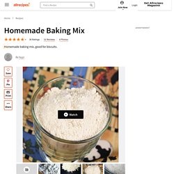 Homemade Baking Mix Recipe