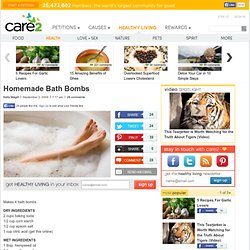 Homemade Bath Bombs