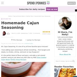 Homemade Cajun Seasoning