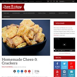 Homemade Cheez-It Crackers — From Away
