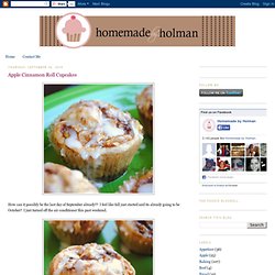 Apple Cinnamon Roll Cupcakes