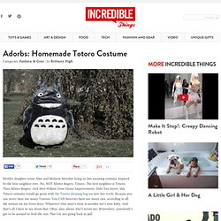 Adorbs: Homemade Totoro Costume