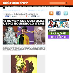 12 Homemade Costumes Using Household Items