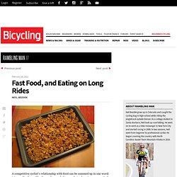 A Recipe for Homemade Energy Bars for Cyclists by Cyclists