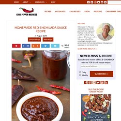 Homemade Red Enchilada Sauce Recipe