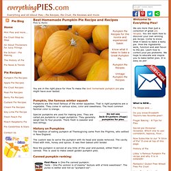 How to Make the Best Homemade Pumpkin Pie Recipe and Recipes - everythingPIES.com