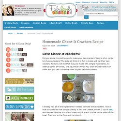 Homemade Cheez-It Crackers Recipe