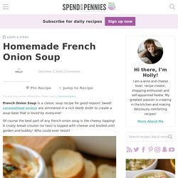 Homemade French Onion Soup