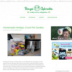 Homemade Holidays: Crock Pot Candles