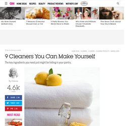 Homemade Household Cleaners - How to Make Your Own Cleaners at Home