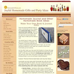 Homemade Journal Ideas and Techniques