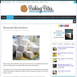 Homemade Marshmallows