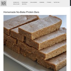 Homemade No-Bake Protein Bars