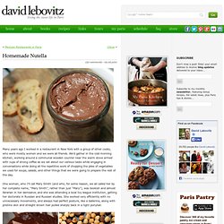 Homemade Nutella