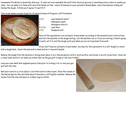 Homemade Pita Bread is absolutel