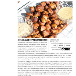 Homemade Soft Pretzel Bites