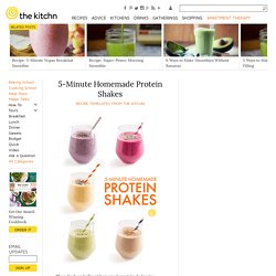 5-Minute Homemade Protein Shakes — Recipe Templates from The Kitchn