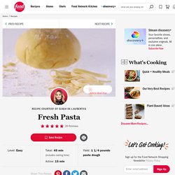 Fresh Pasta Recipe : Mario Batali