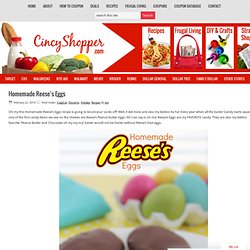Homemade Reese's Eggs - CincyShopper