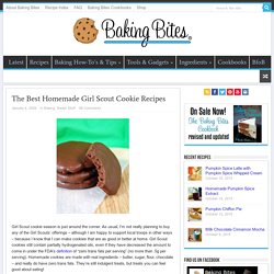 Homemade Girl Scout Cookie recipes
