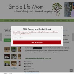 7 Homemade Shampoo Bar Recipes - Simple Life MomSimple Life Mom