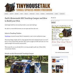 Homemade Teardrop Camper For Sale